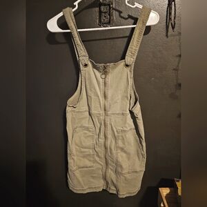 Army/Olive Overall skirt zip-up